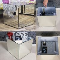 Bedside Tables Glass Mirror Side Table Coffee Tables Mirrored Furniture