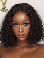 Yswigs Human Hair Wigs Brazilian Virgin Hair Lace Front Wig For Black Women