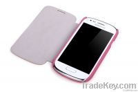 Flip Leather Case for Samsung Galaxy SIII mini