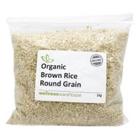 Wellness Bulk Rice Round Grain Organic 1kg