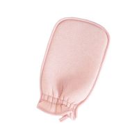 The Great Living Co Luxury Exfoliating Face and Body Mitt Pink