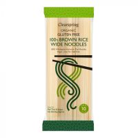 Clearspring Organic Gluten Free Wide Brown Rice Noodles 200g