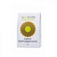 Good Life Organic Black Peppercorns Refill 50g