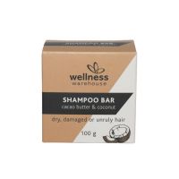 Wellness Shampoo Bar Cacao Butter & Coconut 100g