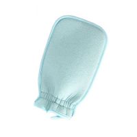 The Great Living Co Luxury Exfoliating Face and Body Mitt Blue