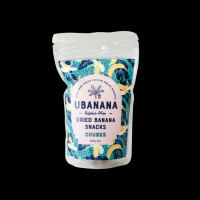 uBanana Dried Banana Chunks Sulphur Free 100g