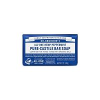 Dr Bronner Pure Castile Soap Bar Peppermint 140g
