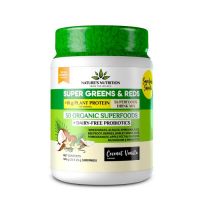 Nature&apos;s Nutrition Super Greens & Reds Coconut Vanilla 500g