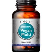 Viridian Essential Vegan Multi Vitamin Capsules 30s