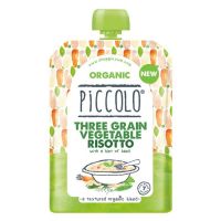 Piccolo Organic Three Grain Vegetable Risotto with a hint of basil 130g