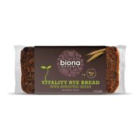 Biona Rye Vitality Bread With Sprouted Seeds Organic 500g
