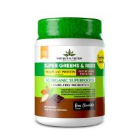 Nature&apos;s Nutrition Green & Reds Protein Choc 500g