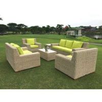 Cove 3 Seater Sofa Suite Outdoor Water Hyacinth