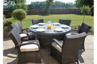 Texas 6 seater Round Dining Set