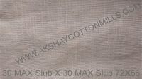 Grey fabric 30s MAX SLUB 100% Cotton