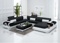 Living Room Furniture U Shape Leather Sofa