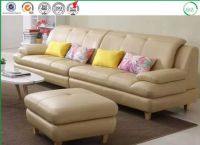 Nordic Style Small Leather Sectional Sofa