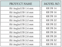 Slit Keratome Double Bevel Knives