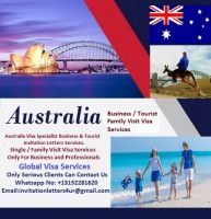 Australia Business and Tourist Visa Invitation Letters Services