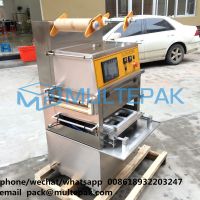 MULTEPAK Vacuum Food Tray Sealing Machine With Nitrogen Filling