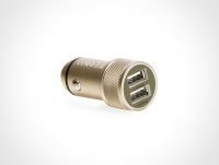 High Speed Usb Car Charger With Metal Body