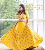 Indian Ethnic Bangalori Silk Designer Party Wear Lehenga Choli