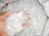 Hot washed 100% clear PET bottle scrap / PET flakes /recycled PET Resin Factory