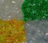 Hot washed 100% clear PET bottle scrap / PET flakes /recycled PET Resin Factory