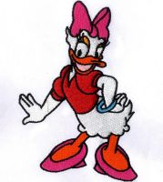 DIVINE DIVA DAISY DUCK EMBROIDERY DESIGN