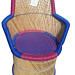 Ecowoodies Handicraft Wooden / Bamboo Sitting Chair for Outdoor Balcony Terrace Garden Cafe or Lawn