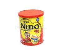 English & Arabic Text Nestle Nido 1+ Nestle Nido and red cap nestle nido 