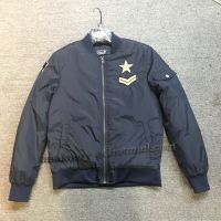 men jacket fsk001 bomber with quilted padding