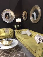 Esme 3 Seater Yellow Sofa