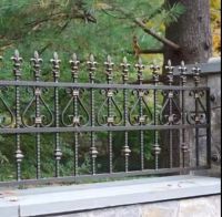 wrought iron fence