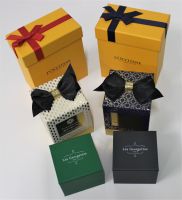 Rigid paper cardboard hand-made cosmetics gift box