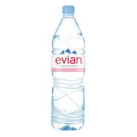 Evian Mineral Water.