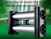 Double Stage 304 Stainless Steel Uf Membrane Kitchen Filter Water Treatment