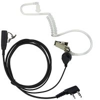 Wholesale Surveillance Covert Acoustic Tube Ptt Earpiece Headset Mic For Motorola Talkabout 1 Pin 2.5mm Two Way Radio