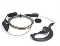 1pin 2.5mm Black Aluminum Foil Earpiece Earphone Headset For Motorola Talkabout Cobra Walkie Talkie Two Way Radio T6200c 