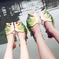 Soft Design Fish Mouth Casual Sandals A Cool Summer Eva Material Beach Sandals Simulation Fish Beach