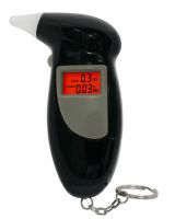 Promotion Professional Key Chain Police Digital Breath Alcohol Tester Breathalyzer Analyzer Detector Audio Alert