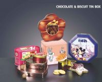 Chocolate  biscuit tin box