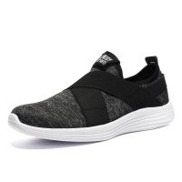 prevent slippery wear-resisting heel protection casual sport shoes men mesh sneakers