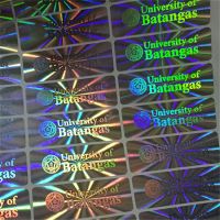 2D DOT Matrix Laser 3D Hologram Sticker Label