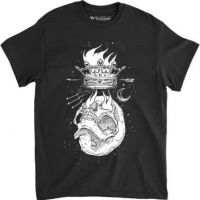 Flaming Skull T Shirt