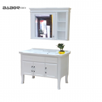 PVC 60cm, 80 cm soft close type bathroom vanity with 1 door 2 drawers