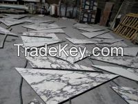 white marble composited with Aluminum Honeycomb panel