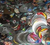 Transparent PC CD Scrap