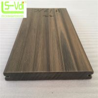 surface shielded wood plastic composite decking wooden floor wpc panel board