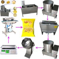 Potato French Fries Production Line/Potato Chips Making Machine Price/